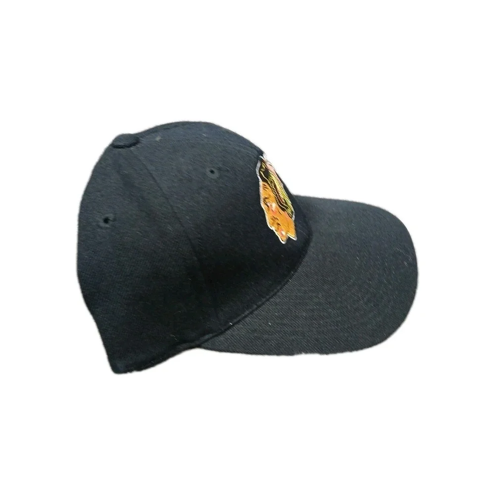 Vintage Sports Specialties Chicago Blackhawks Hat Mens 7 1/8 NHL Black